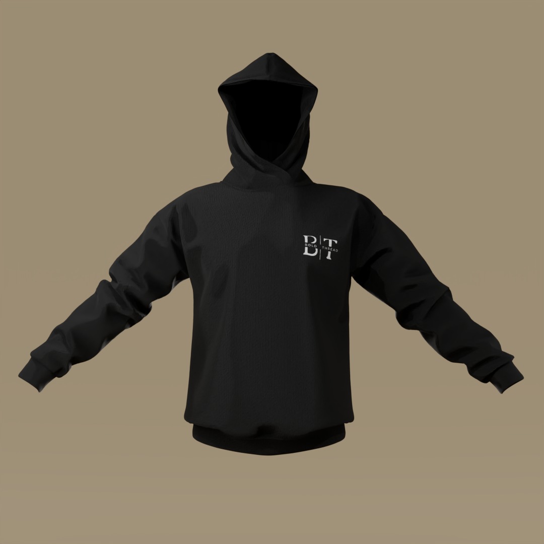 3d animated hoodie cloth simulation blender 3d  3D model_2