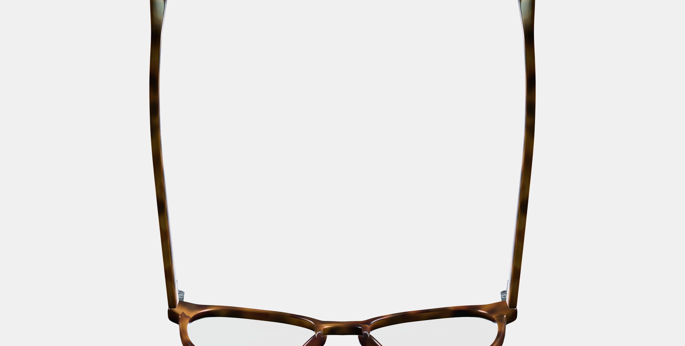 Abner Eyeglasses in Woodgrain Tortoise Low-poly 3D model_8