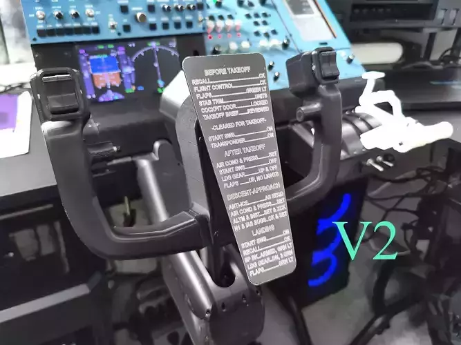 DIY 3D Print Flight SIM Yoke Kit Joystick Potentiometer Version 3D print model