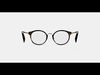 Jayla Eyeglasses in Cognac Tortoise with Polished Gold Low-poly 3D model_1