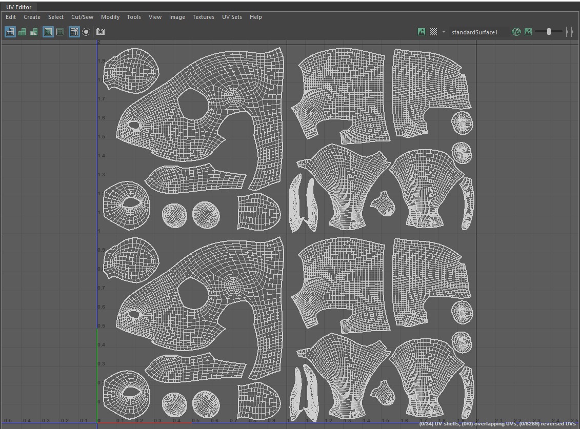 Bison American Low-poly 3D model_5