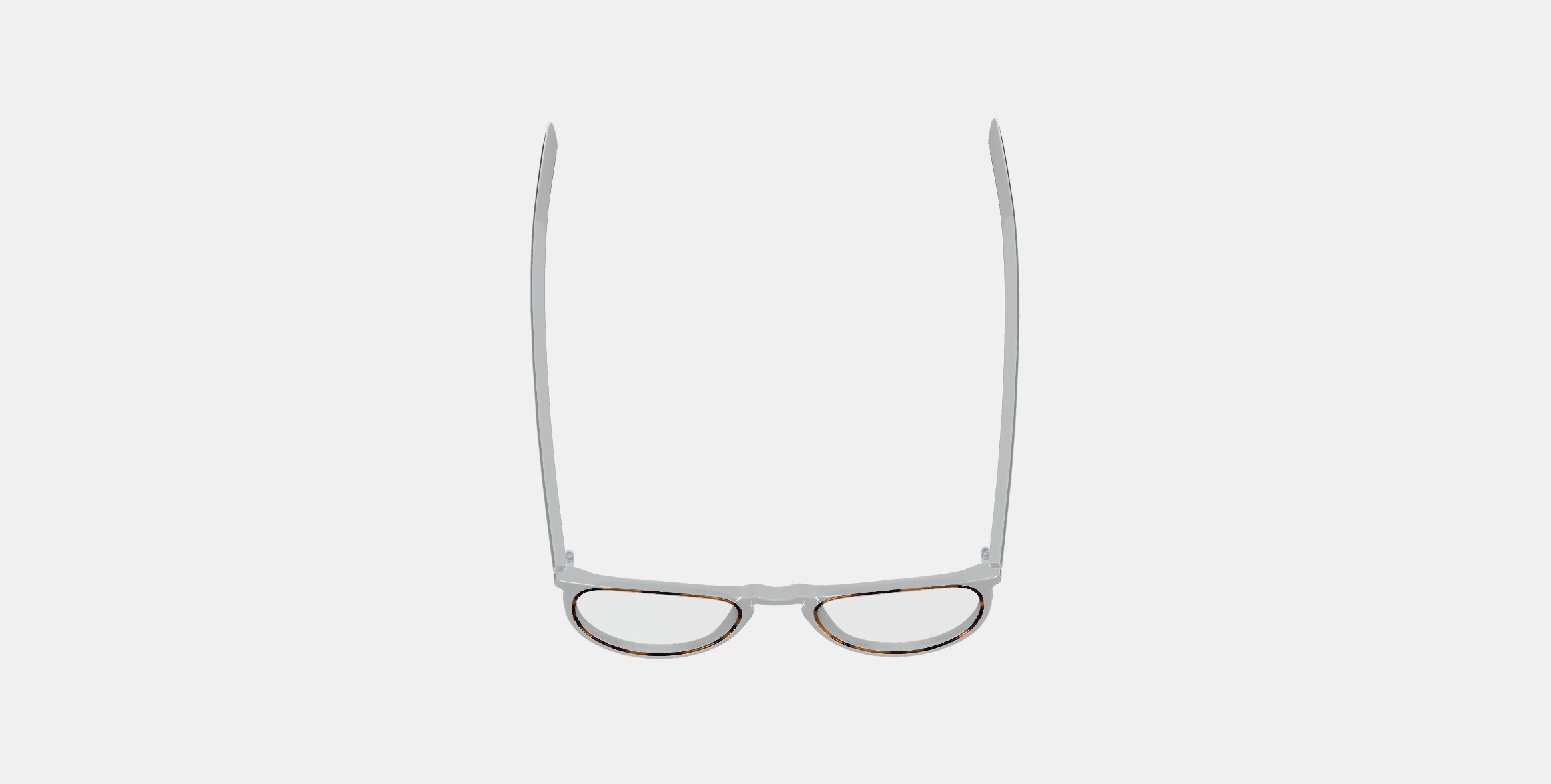 Haskell Eyeglasses in Crystal with Maple Low-poly 3D model_7