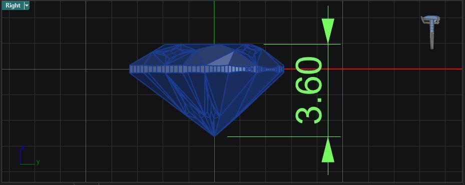 Heart shape flower ring 3D print model_27