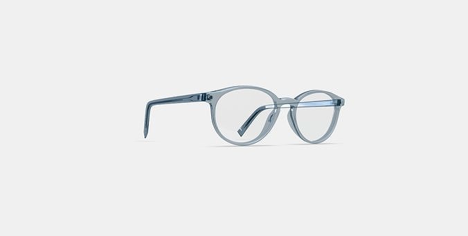 Watts Eyeglasses in Pacific Crystal Low-poly 3D model