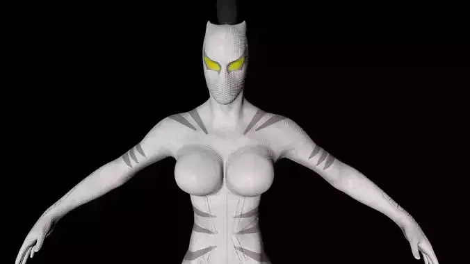 White Tiger 3D avatar