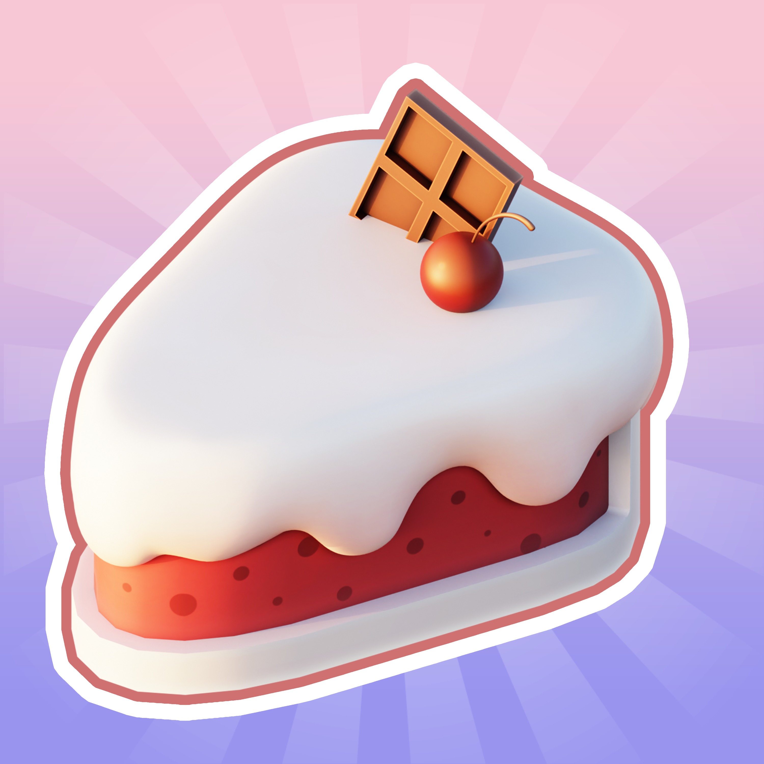 Cartoon Cakes 3D model_3