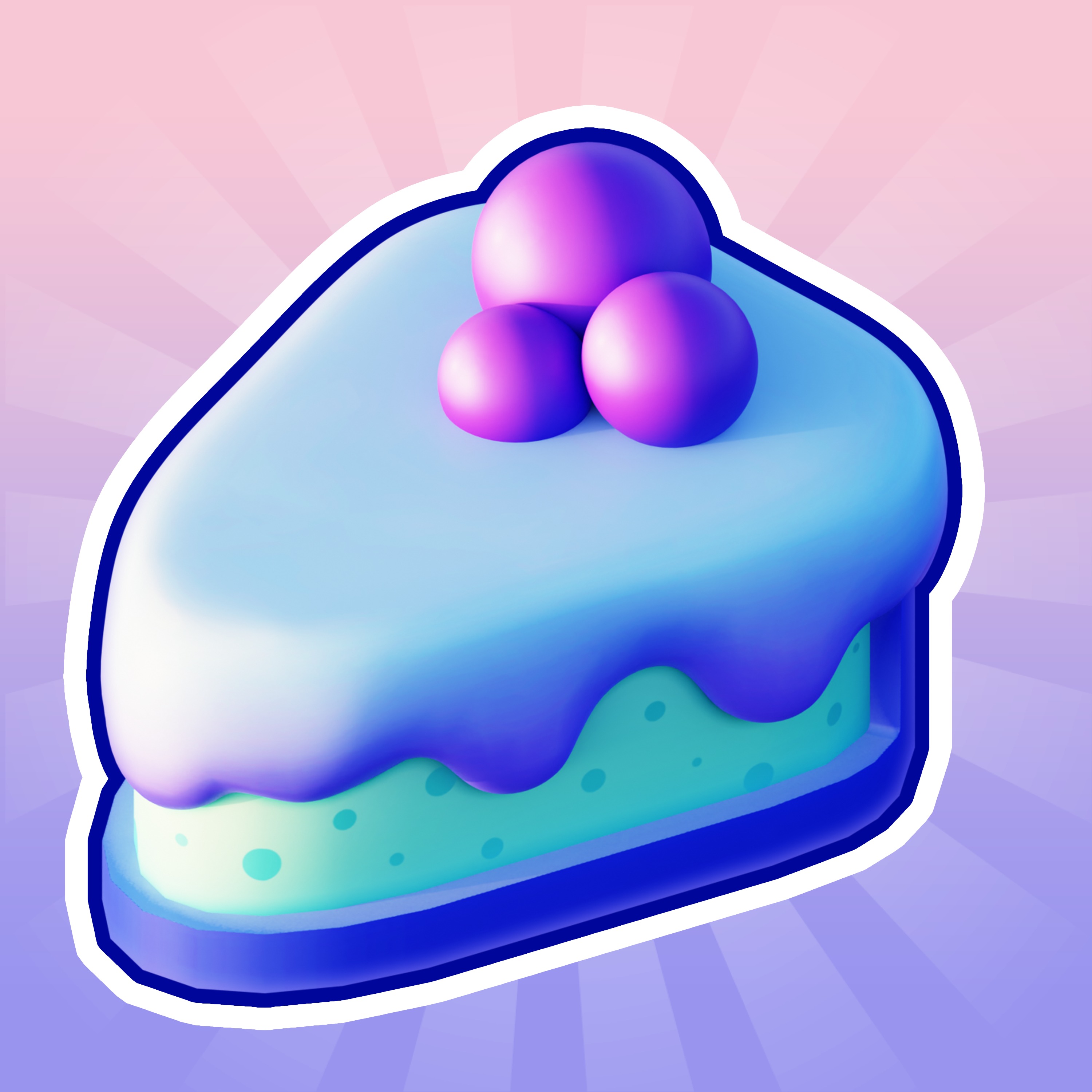 Cartoon Cakes 3D model_2