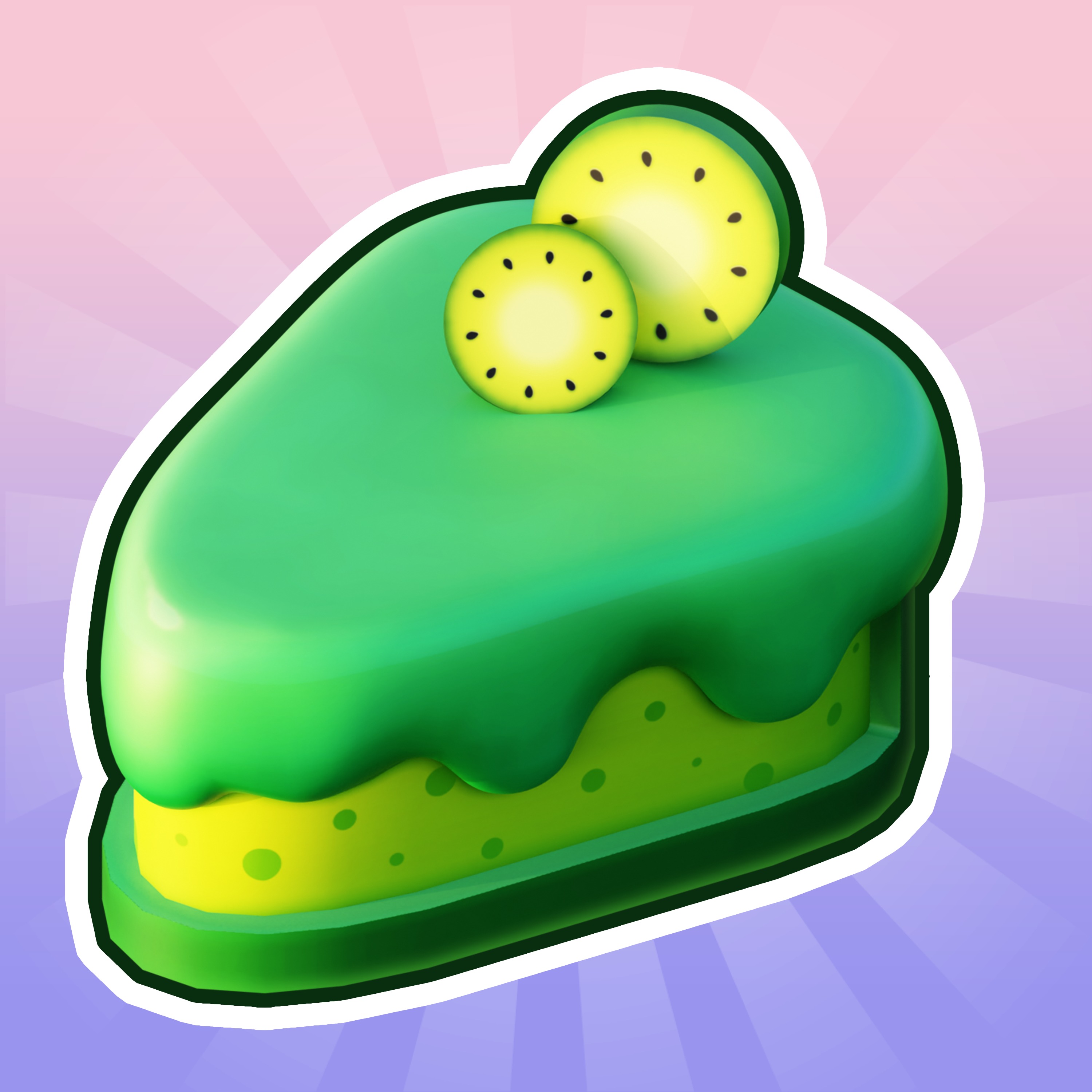Cartoon Cakes 3D model_4