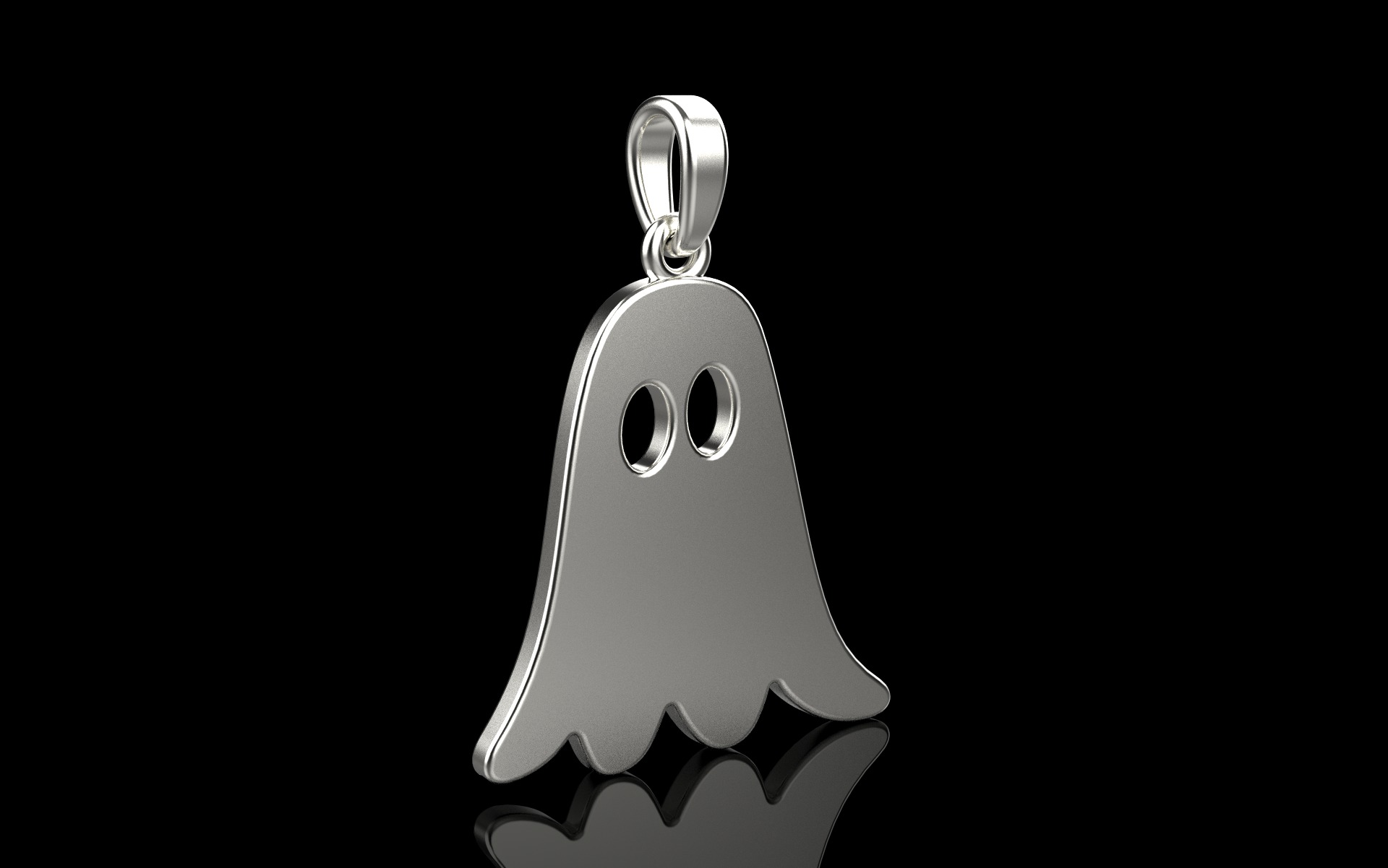 Ghost pendant model 943 3D print model_27