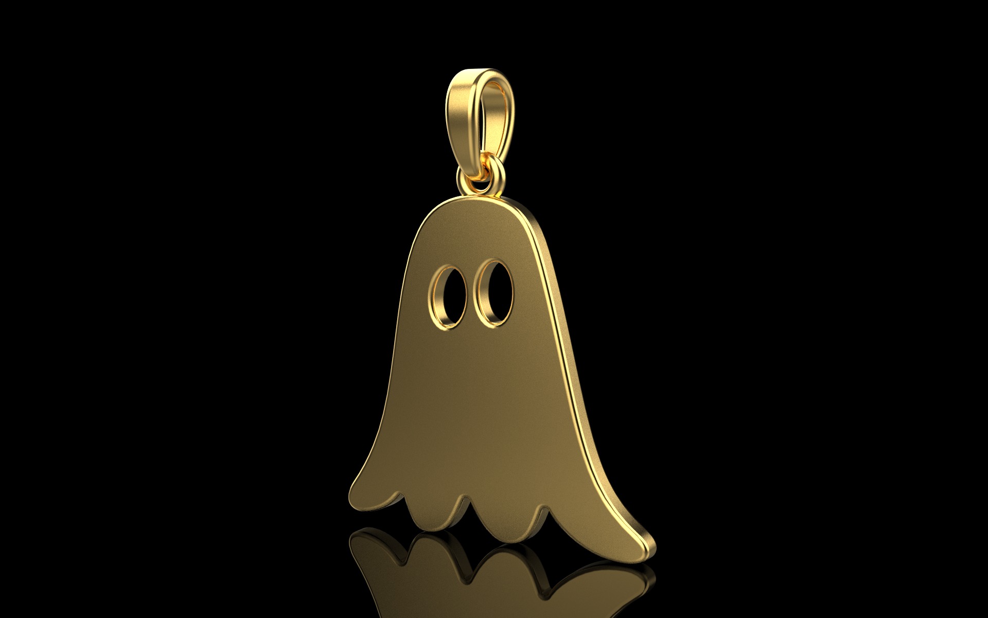 Ghost pendant model 943 3D print model_29