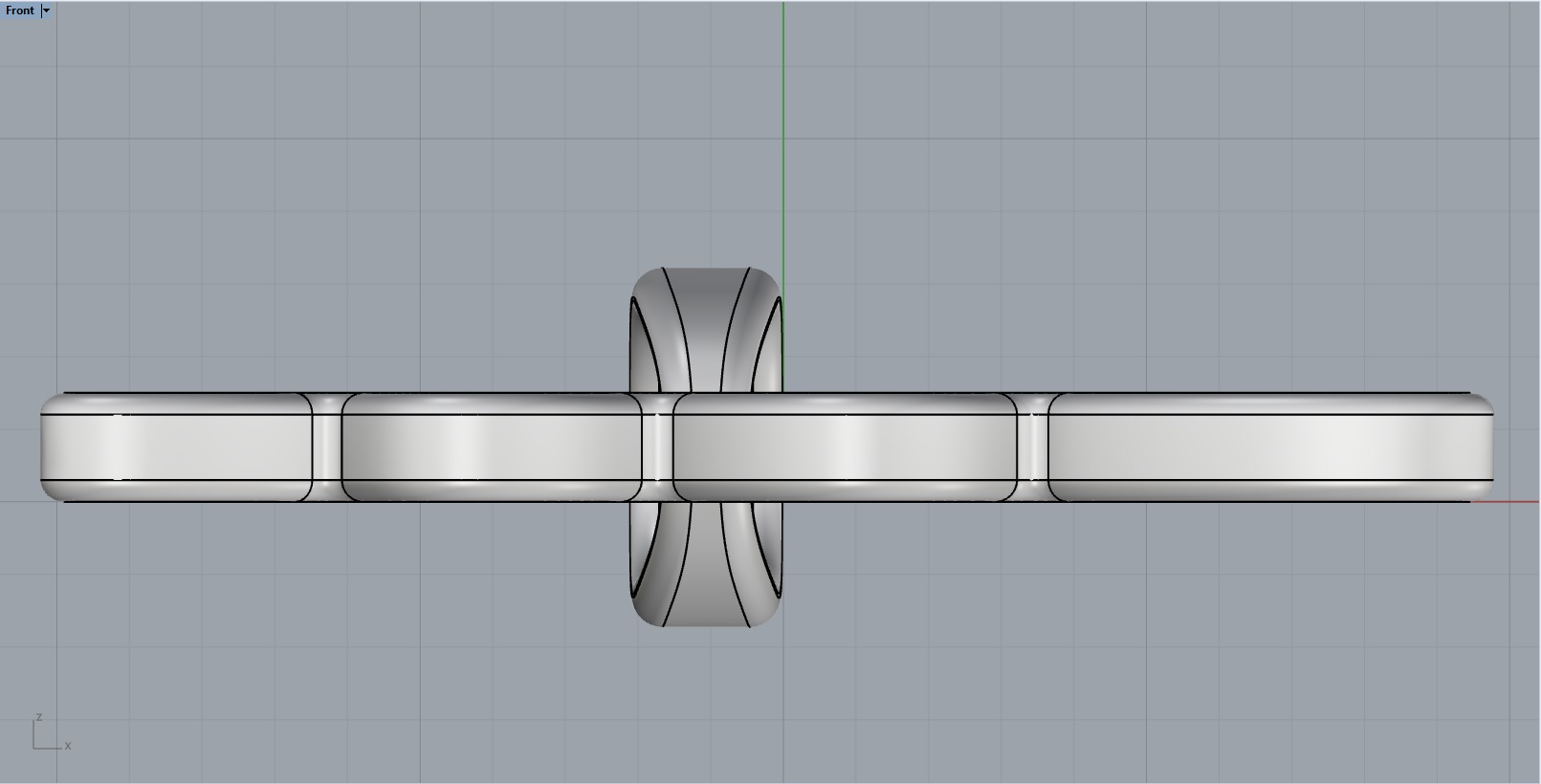 Ghost pendant model 943 3D print model_7