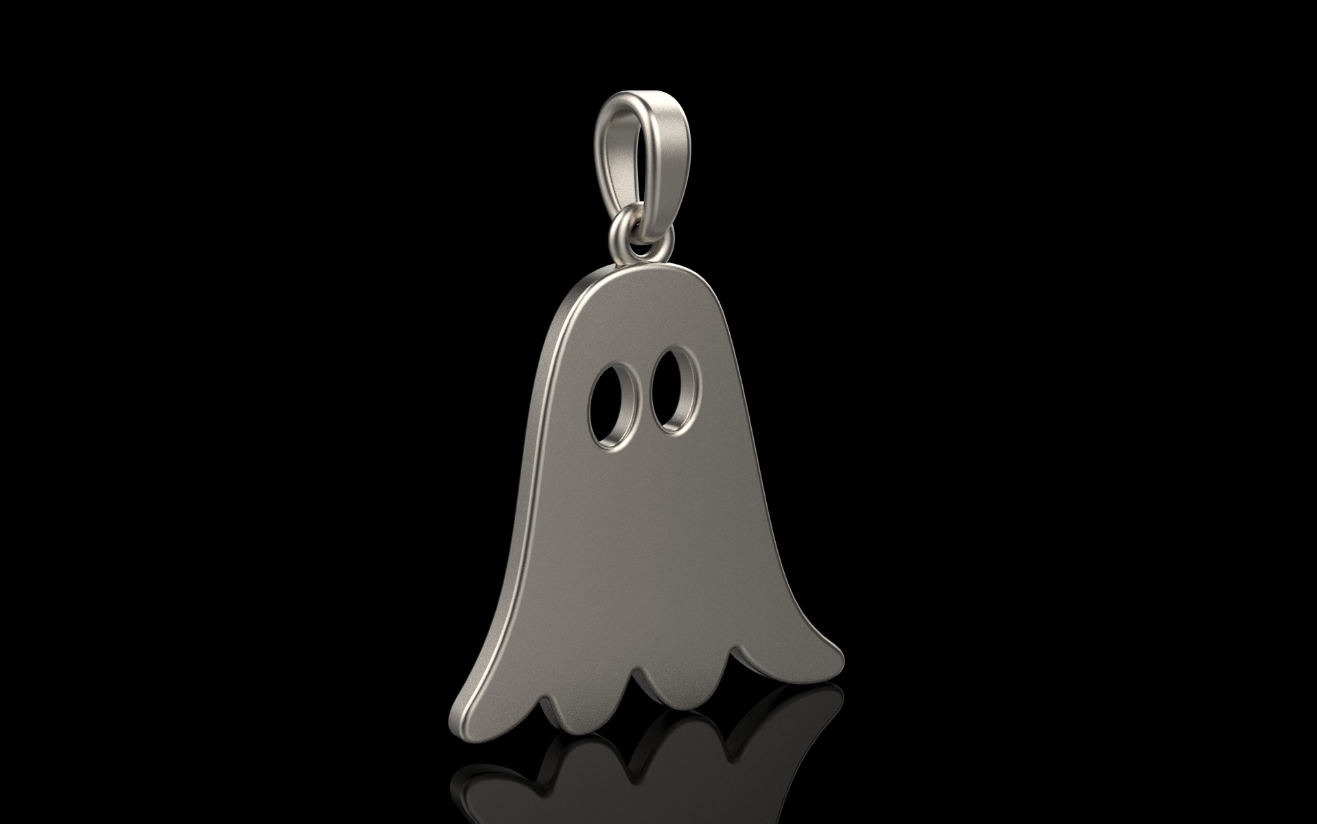 Ghost pendant model 943 3D print model_23