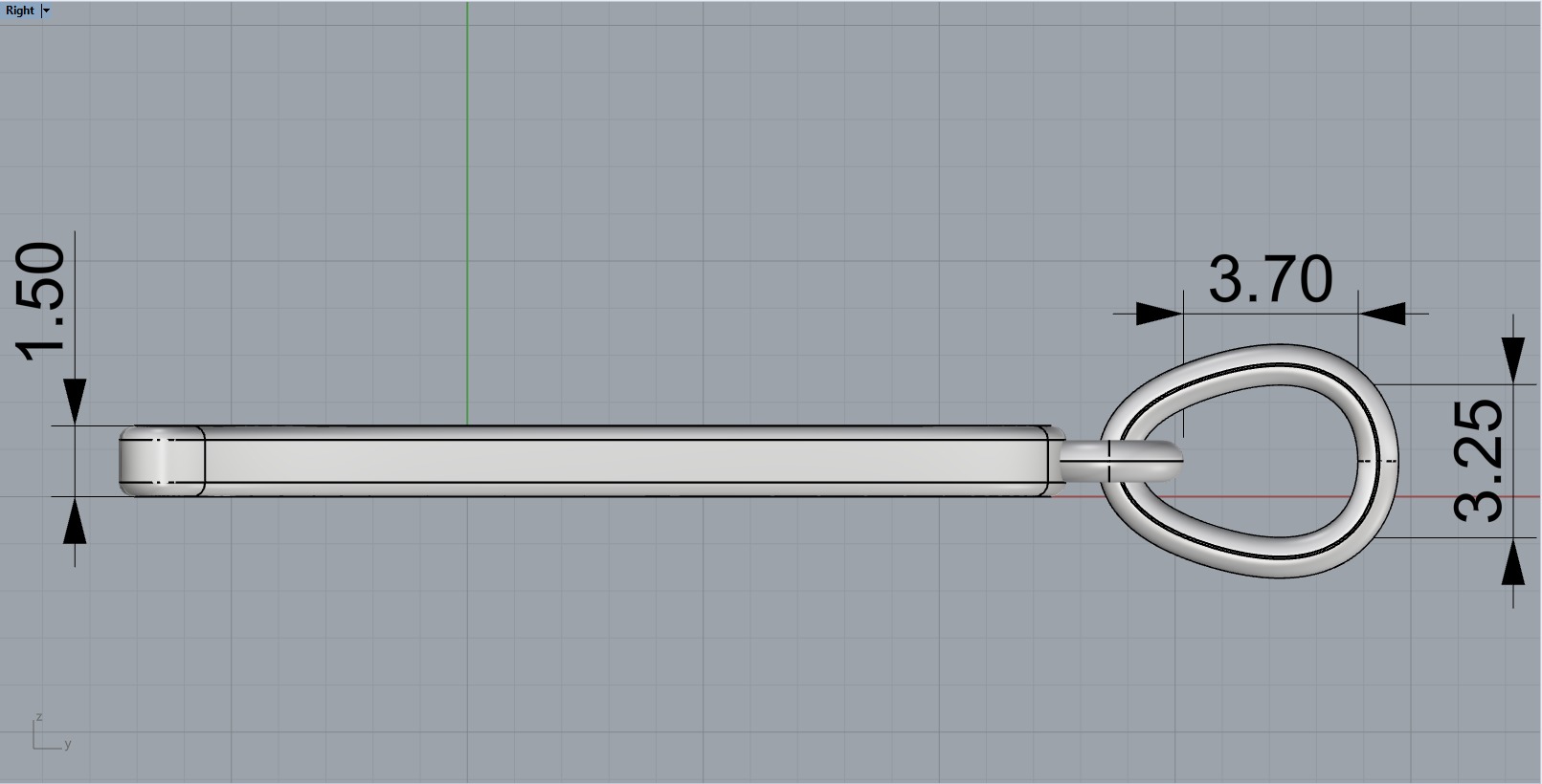 Ghost pendant model 943 3D print model_8