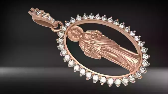 Saint Jude Thaddeus Pendant Necklace Charm Bracelet Jewelry 