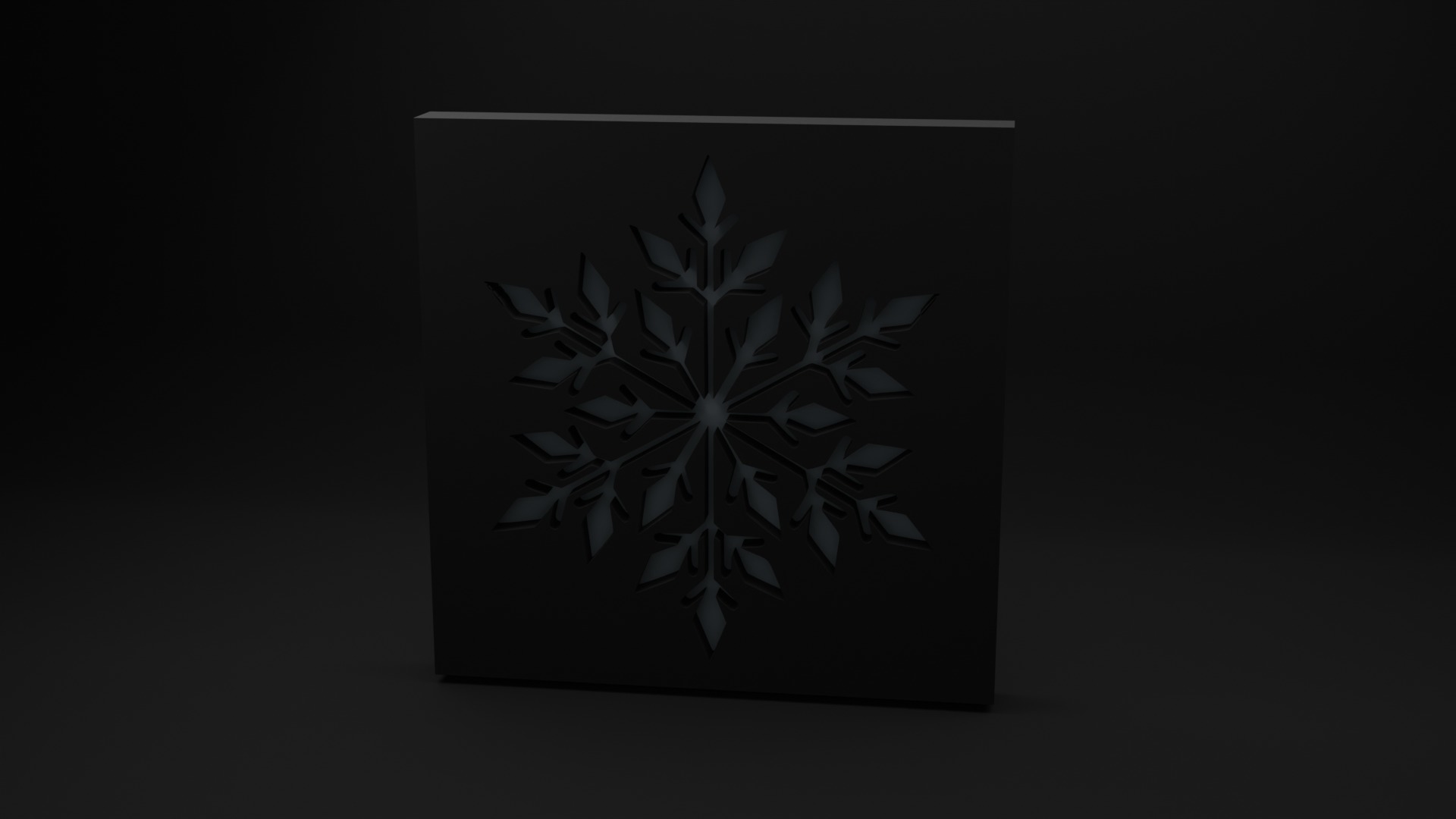 Snowflake 3D model_4