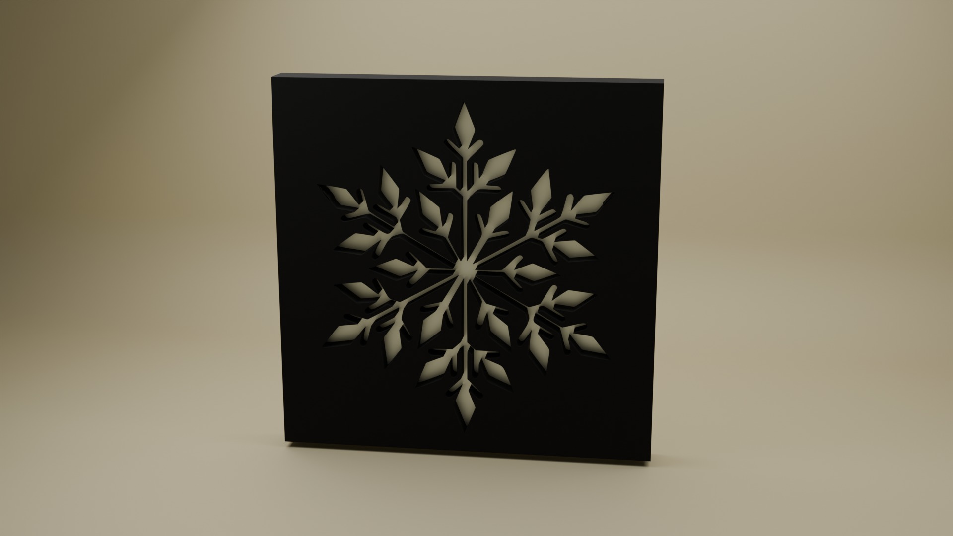 Snowflake 3D model_9
