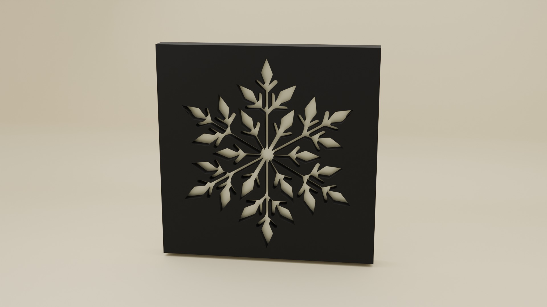 Snowflake 3D model_12
