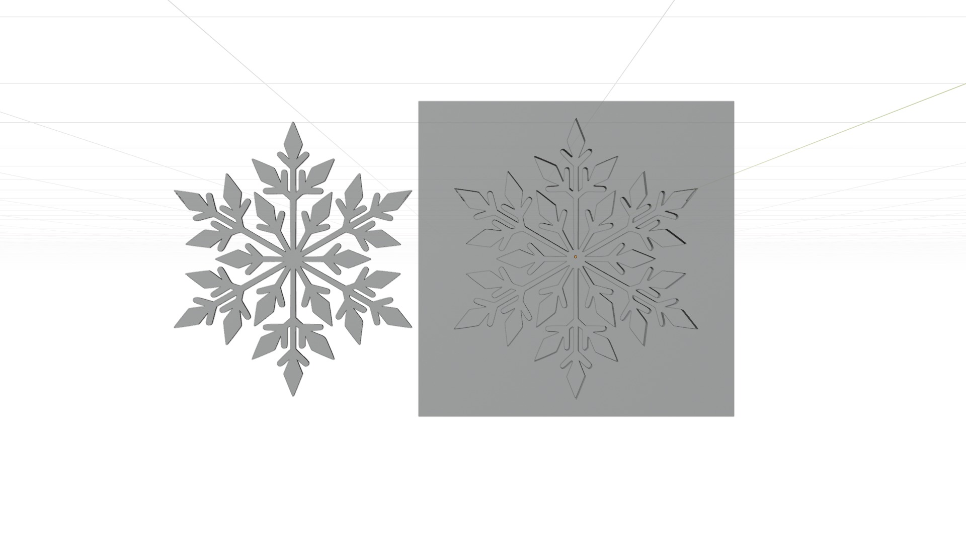 Snowflake 3D model_13