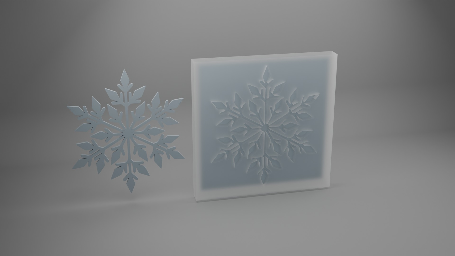 Snowflake 3D model_10