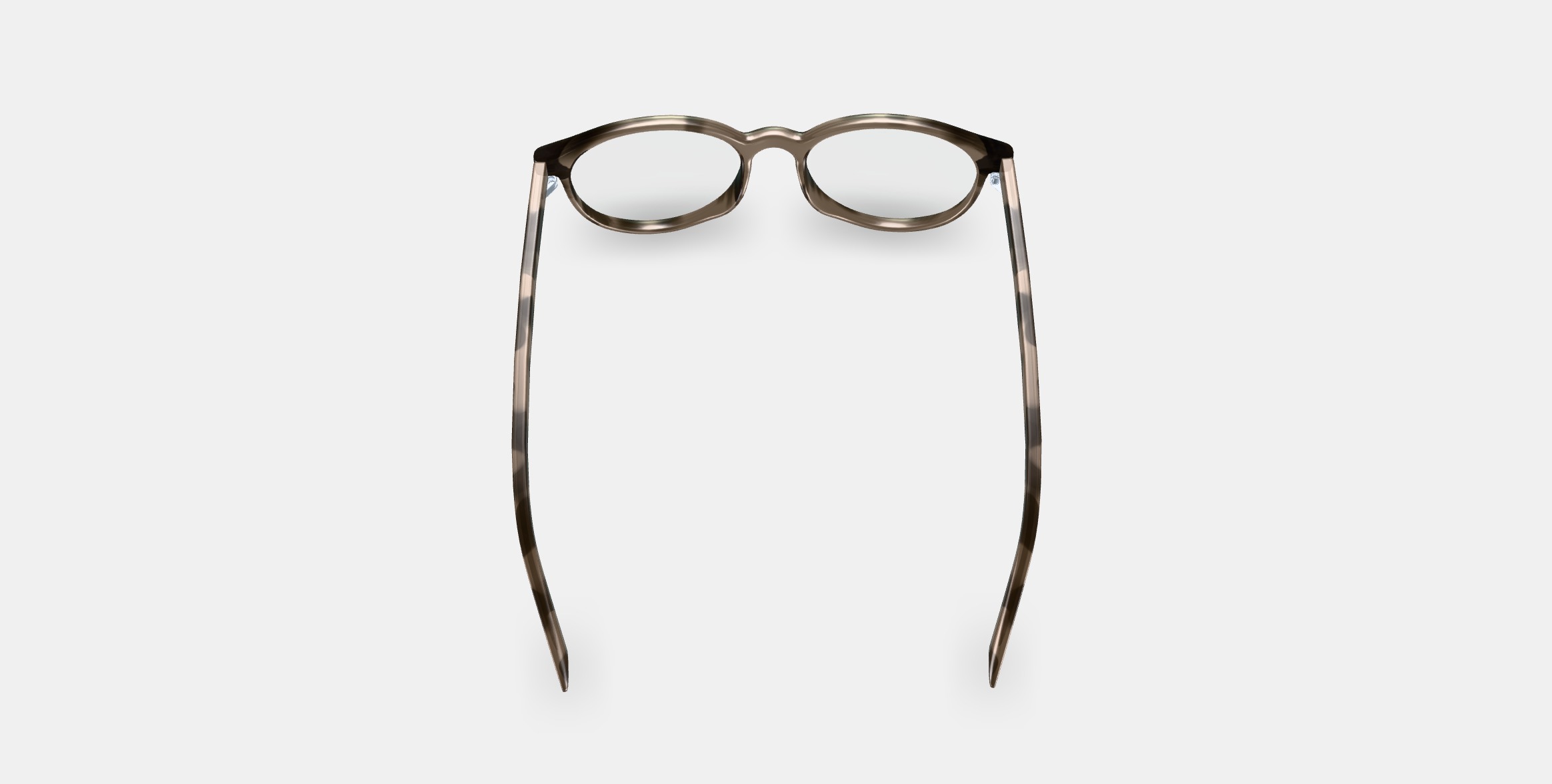 Watts Eyeglasses in Greystone Low-poly 3D model_3