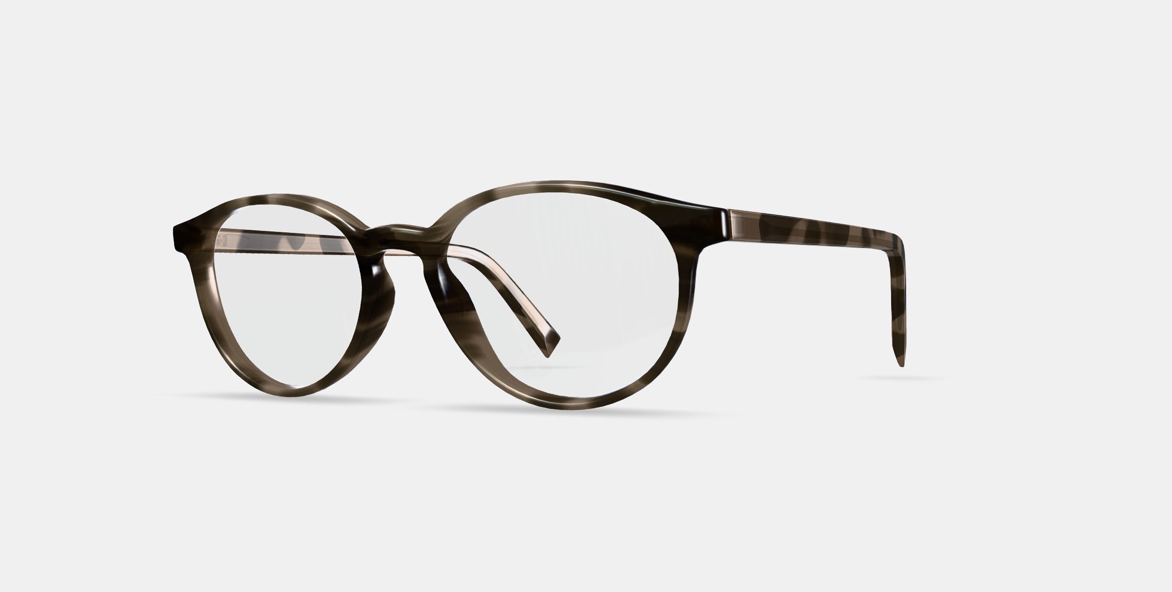 Watts Eyeglasses in Greystone Low-poly 3D model_12