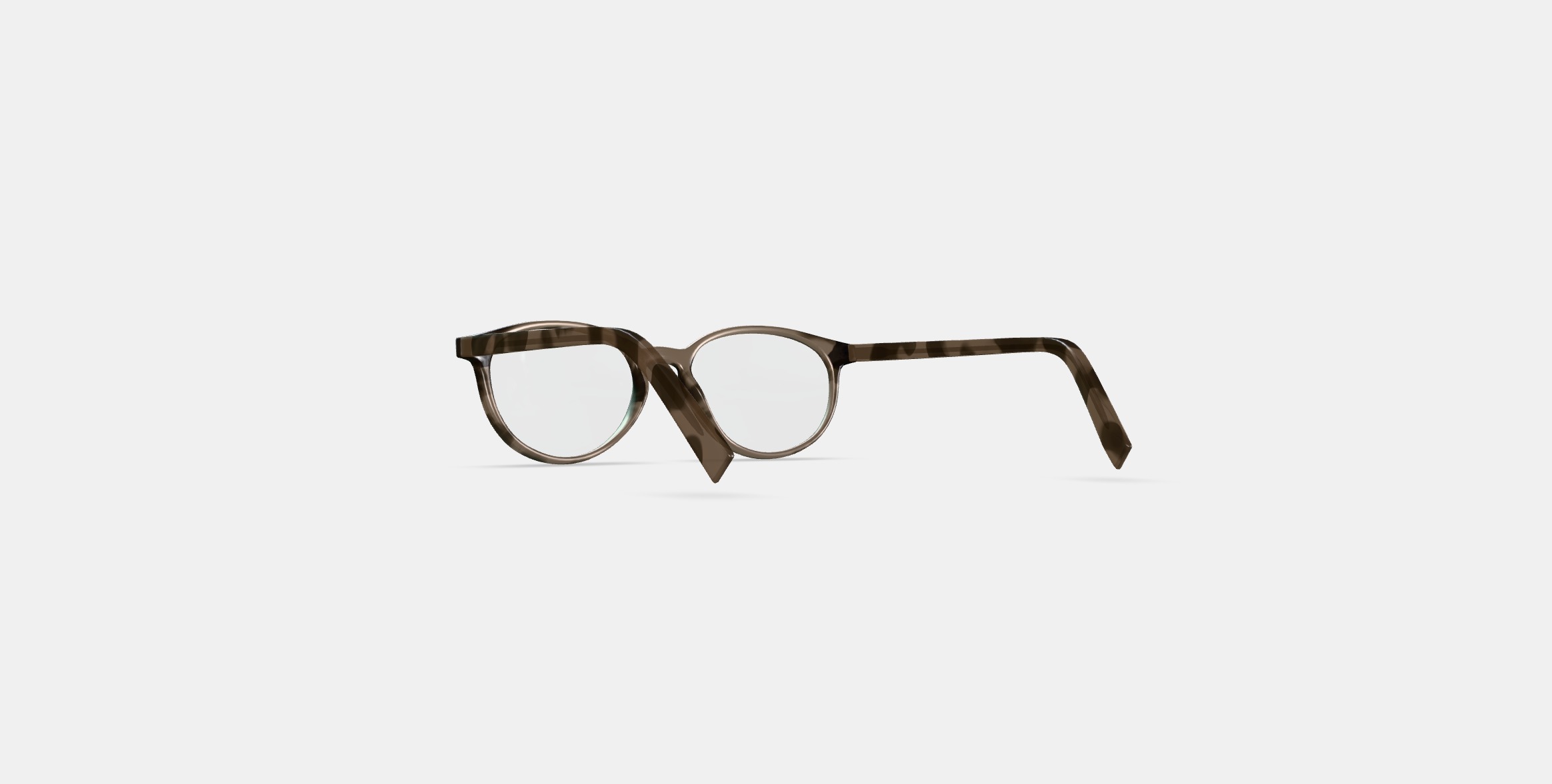 Watts Eyeglasses in Greystone Low-poly 3D model_14