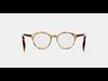 Morgan Eyeglasses in Mesa Tortoise Low-poly 3D model_1