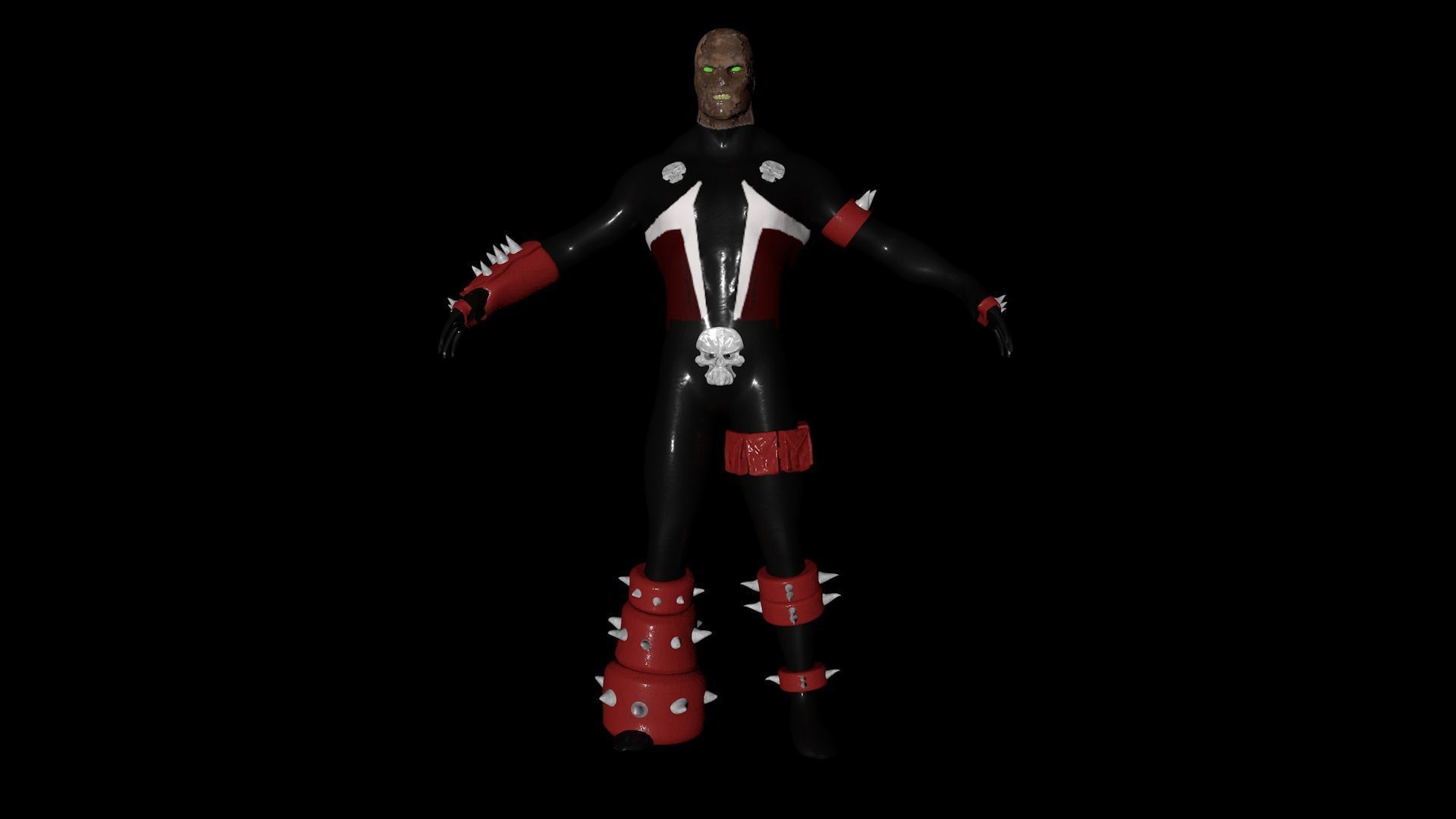 Spawn 3D Avatar Low-poly 3D model_1