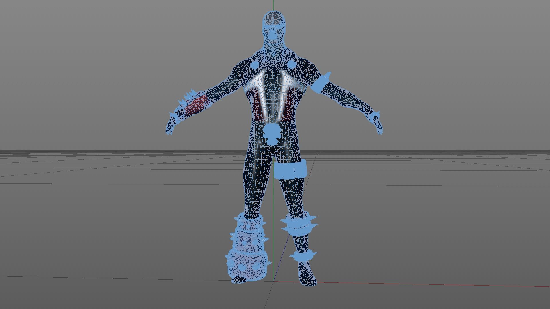 Spawn 3D Avatar Low-poly 3D model_7