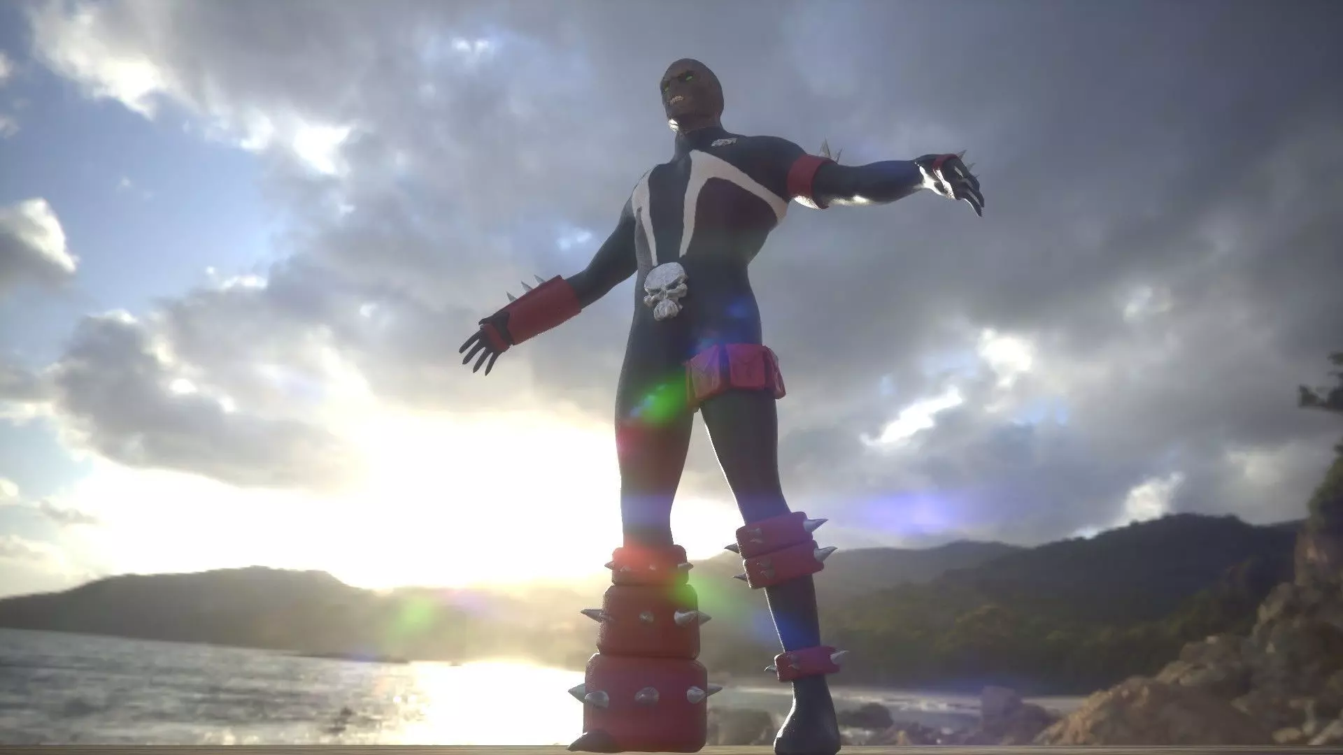 Spawn 3D Avatar Low-poly 3D model_0