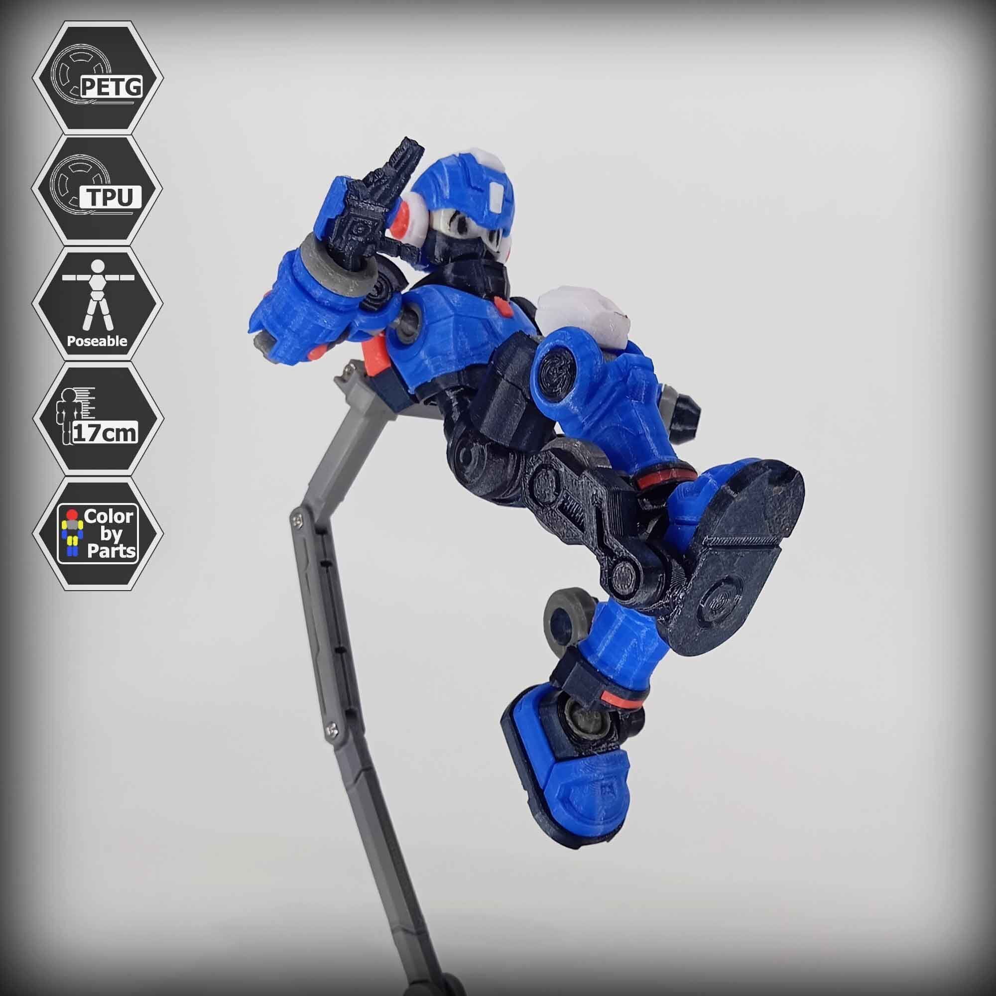 3dPrinted Megaman Action Figure  Reploid VEX 3D print model_6
