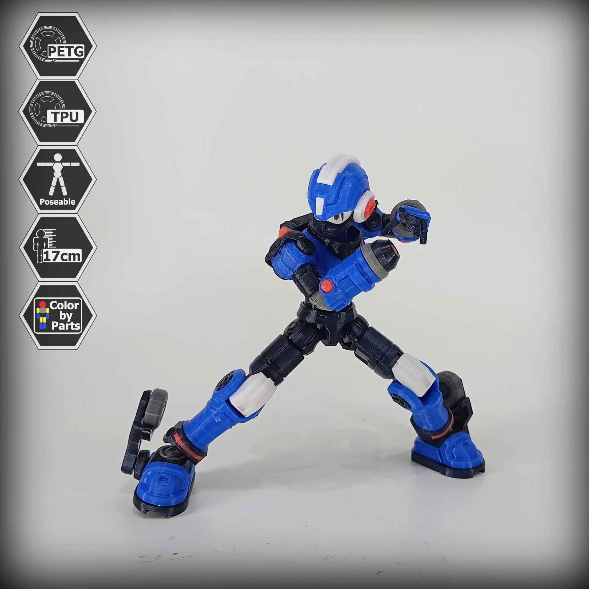 3dPrinted Megaman Action Figure  Reploid VEX 3D print model_9