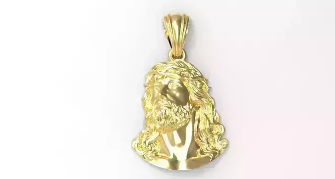 Jesus Head Pendant 