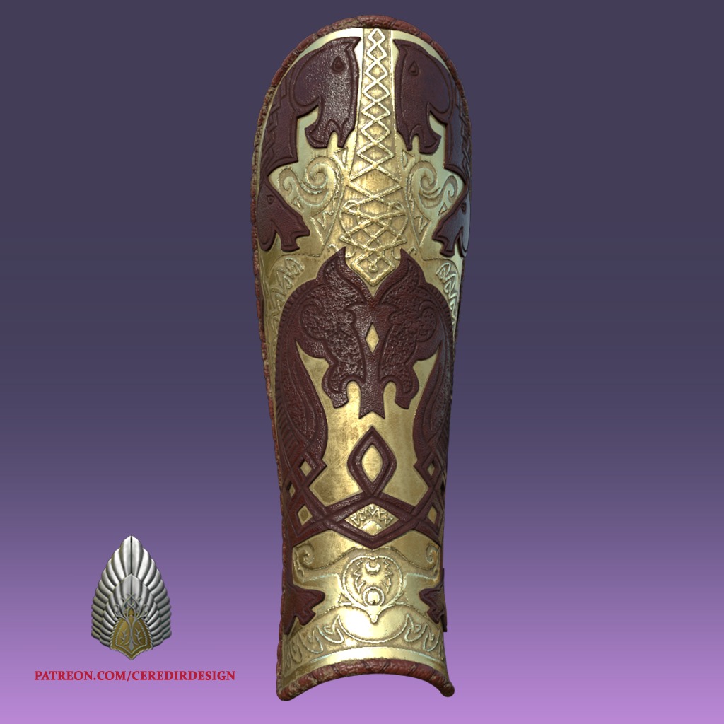 Theoden Full Armor lord of the rings 3D DIGITAL DOWNLOAD 3D print model_6