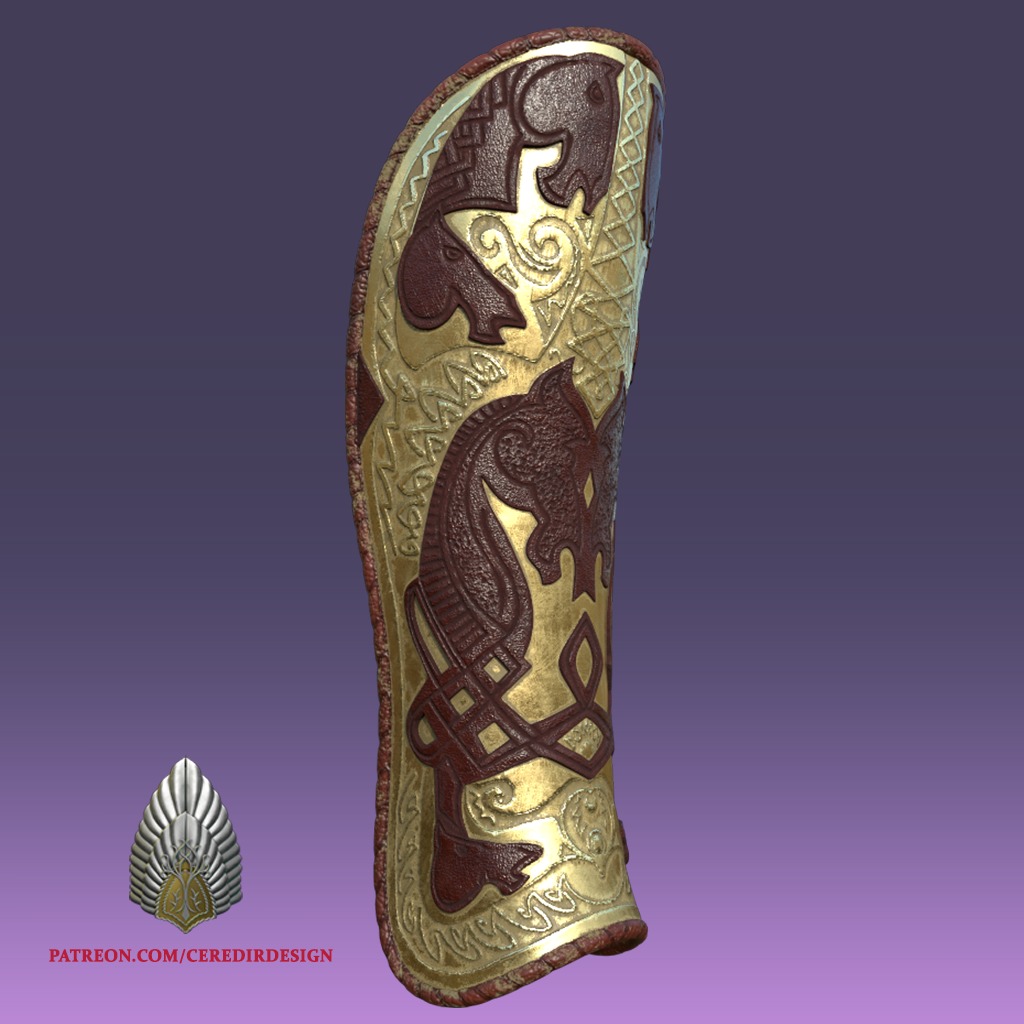 Theoden Full Armor lord of the rings 3D DIGITAL DOWNLOAD 3D print model_5