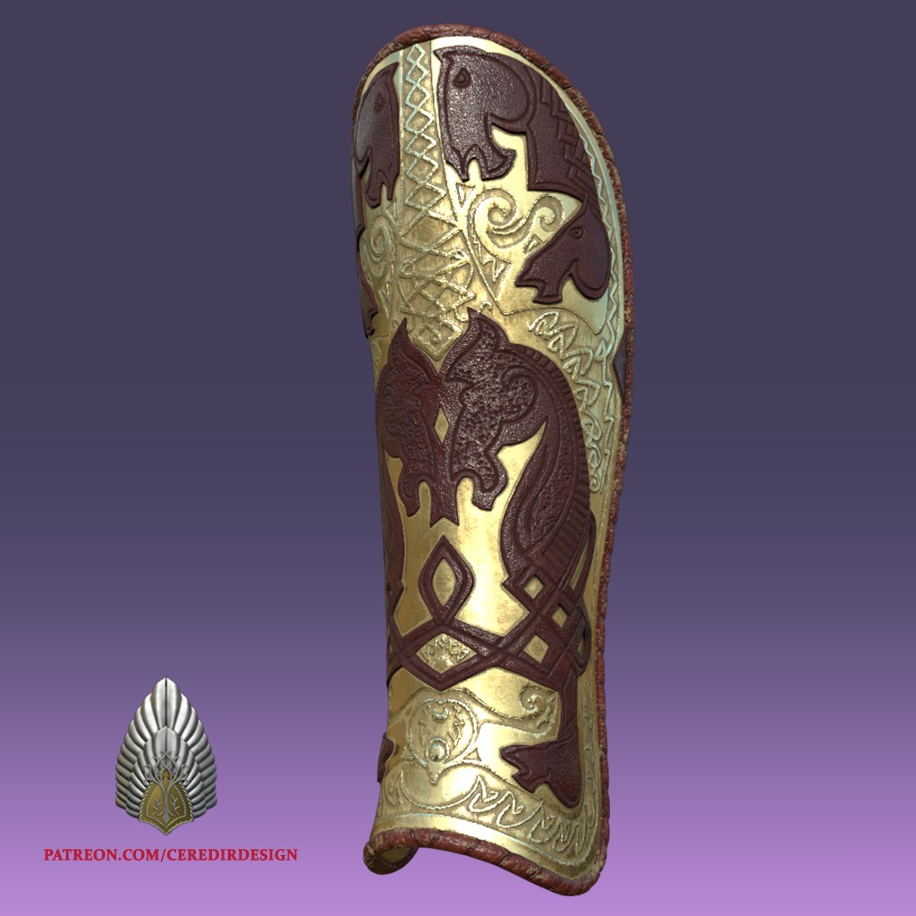 Theoden Full Armor lord of the rings 3D DIGITAL DOWNLOAD 3D print model_7