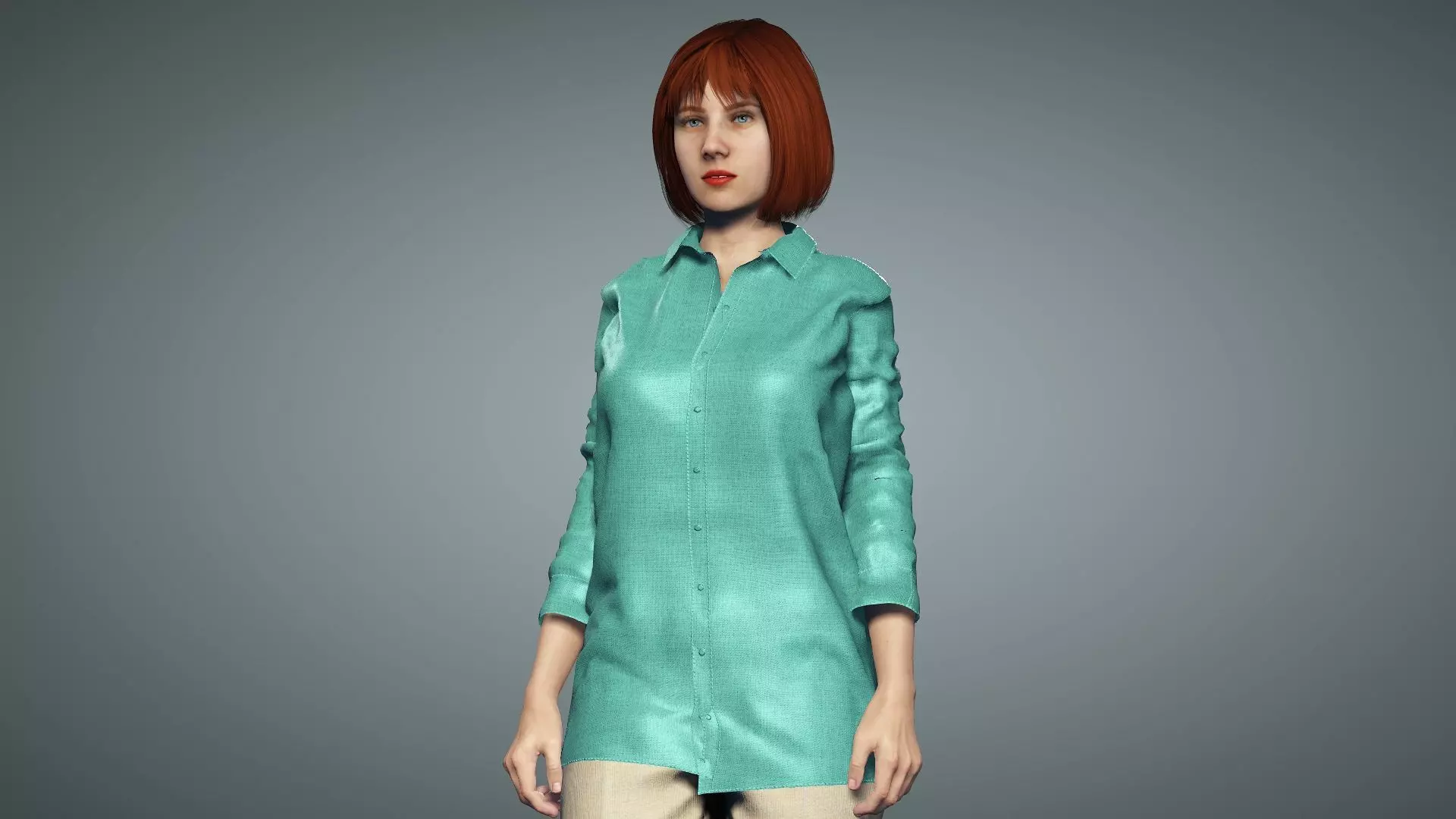 Lois Griffin Low-poly 3D model