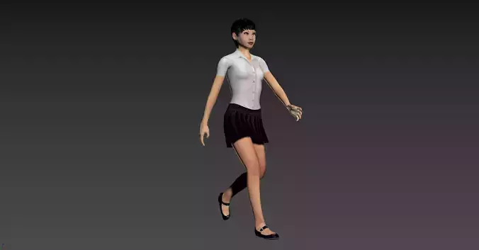 Female Character - Animated