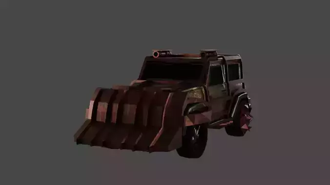 Thar Attack Mode Free low-poly 3D model