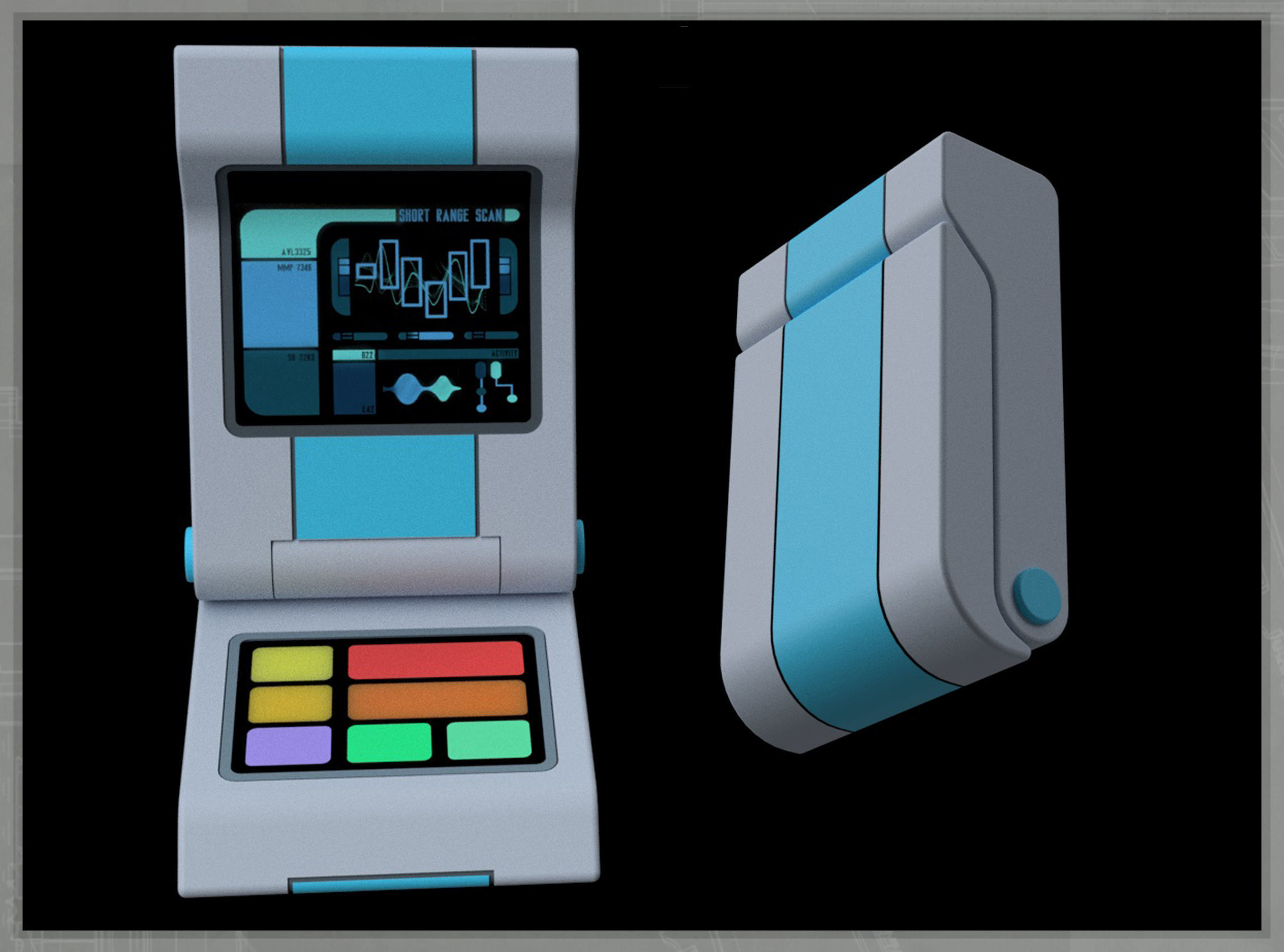 Tricorder Lower Decks 3D print model_2