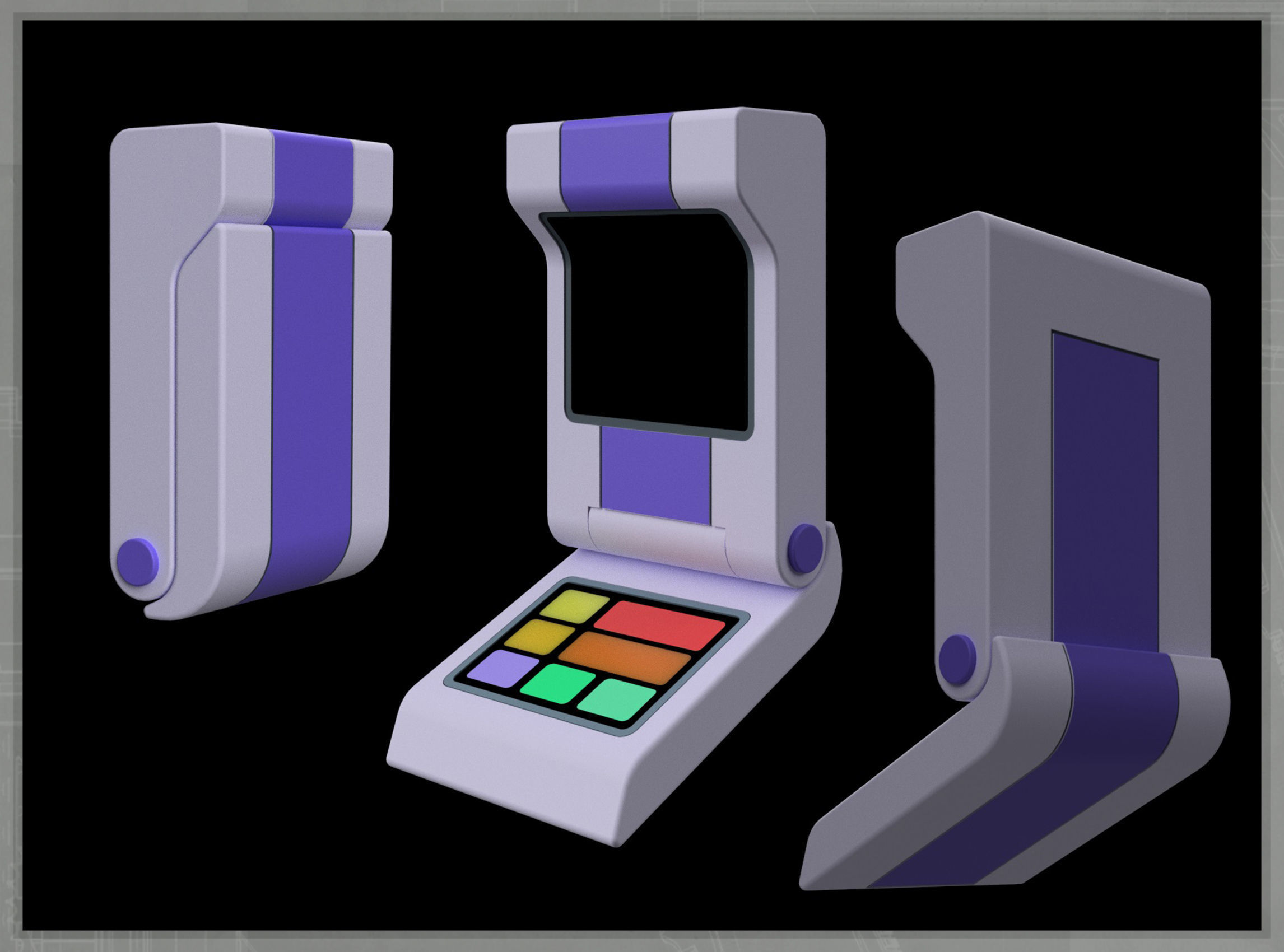 Tricorder Lower Decks 3D print model_1