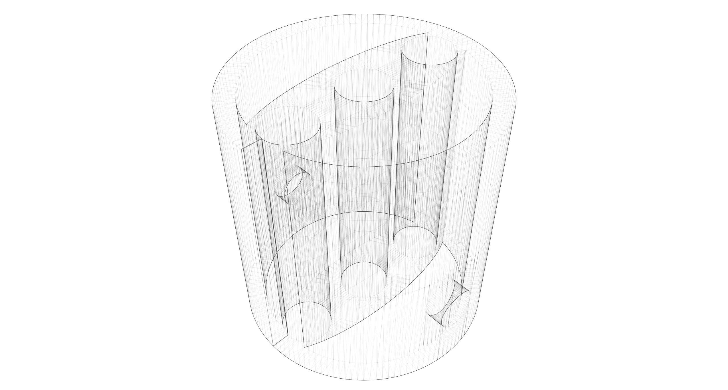 Cable protection for 3 USB cables 3D print model_5