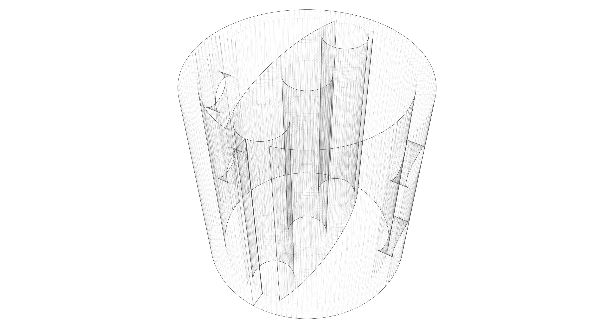 Cable protection for 3 USB cables 3D print model_6