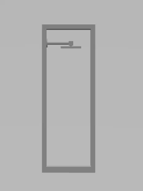 Regadera en cabina Free 3D print model_0