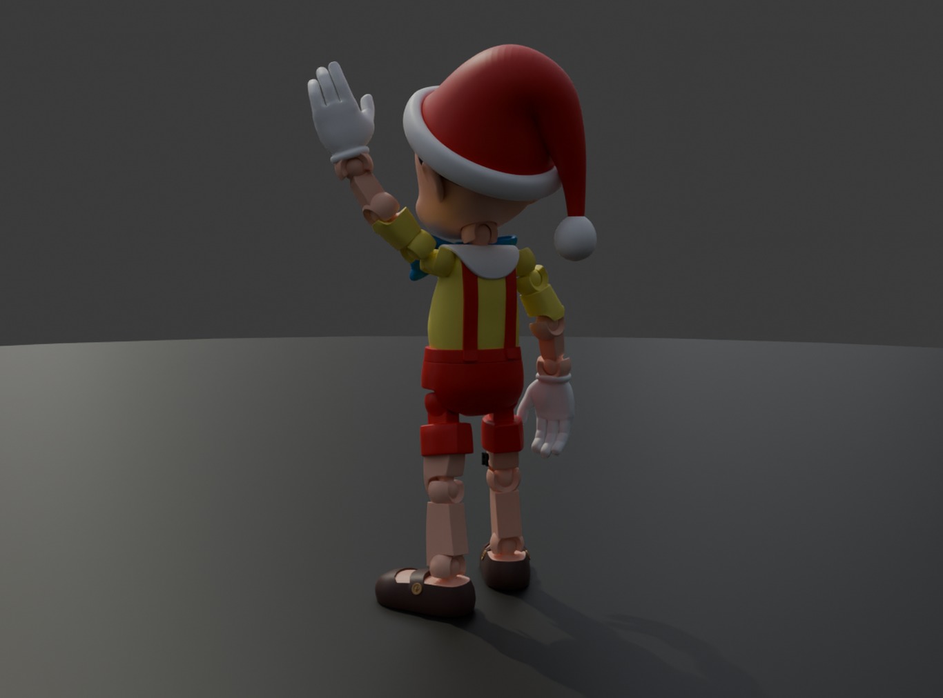 Poseable Pinocchio 3D print model_3