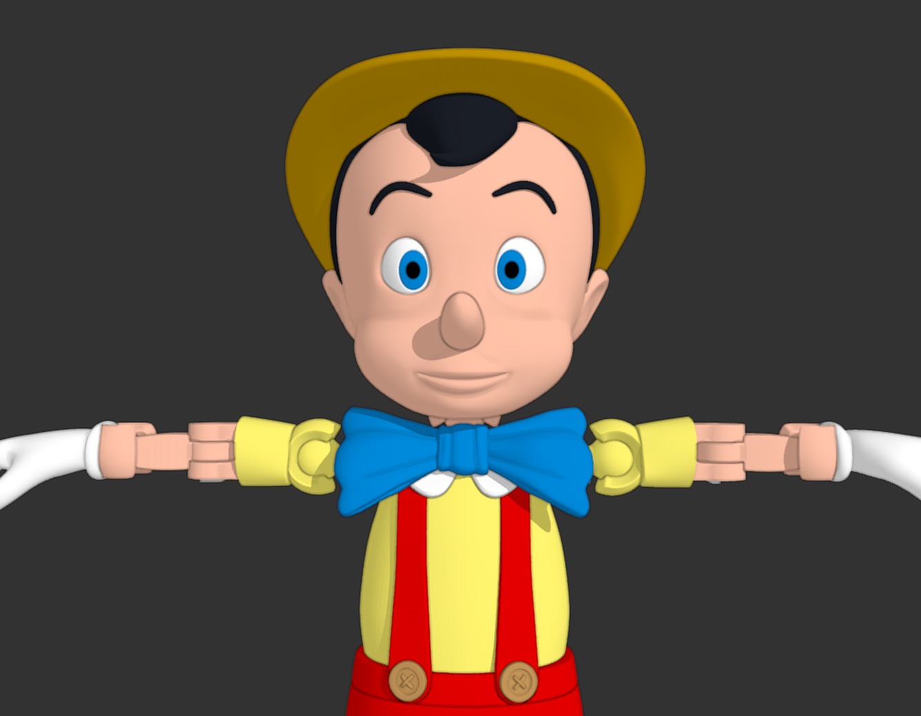 Poseable Pinocchio 3D print model_12