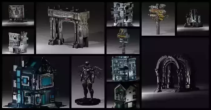 Cyberpunk Pack Bundle City Collection