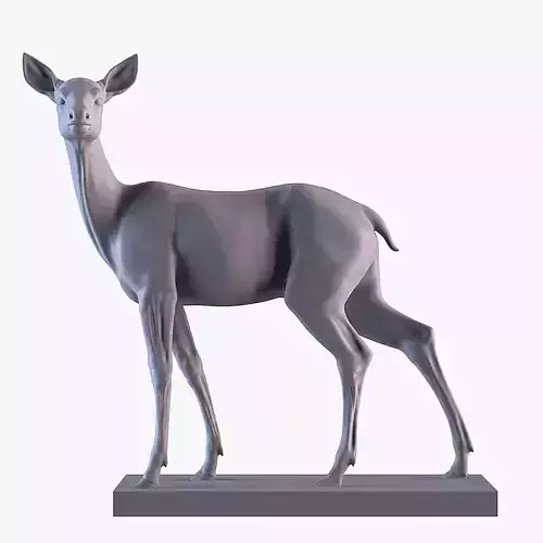 Deer Statue 3D print model