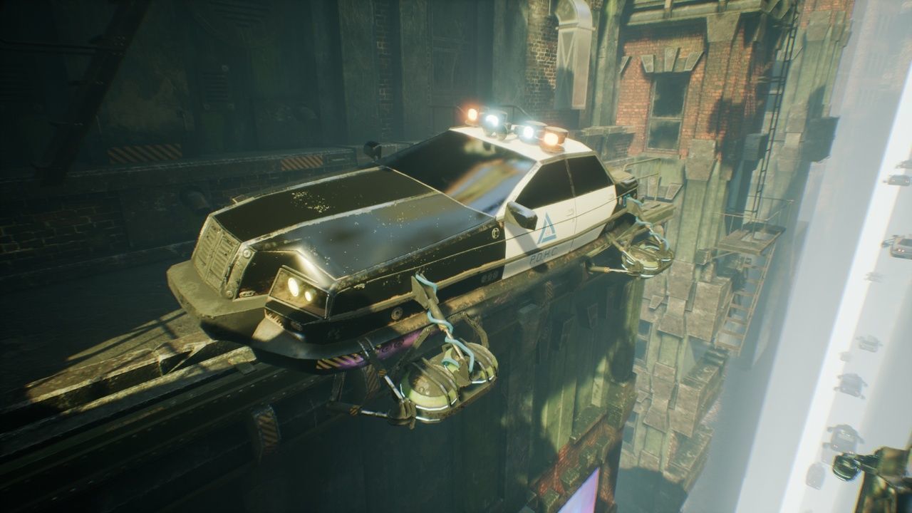 cyberpunk - High City Low-poly 3D model_4