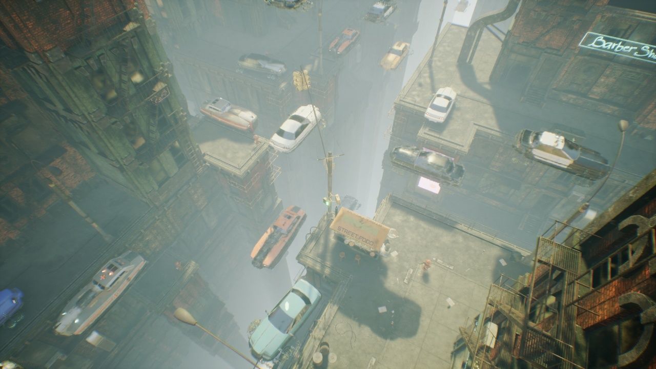 cyberpunk - High City Low-poly 3D model_6